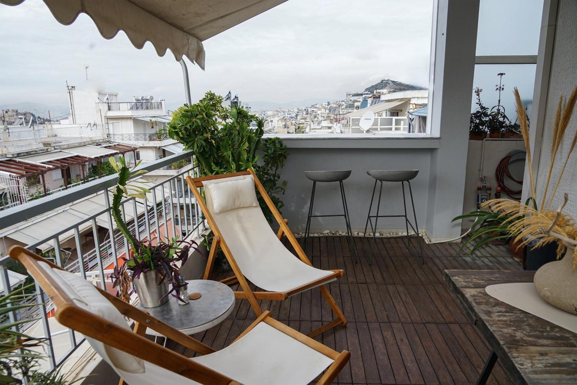 Small & Cosy With Acropolis & Lycabettus View Apartment Atena Exterior foto